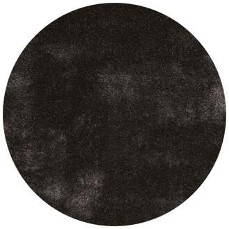 Trendhopper Vloerkleed Vernissage rond donkerbruin 18 - - Breedte: