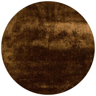 Trendhopper Vloerkleed Vernissage rond goud 69 - - Breedte: