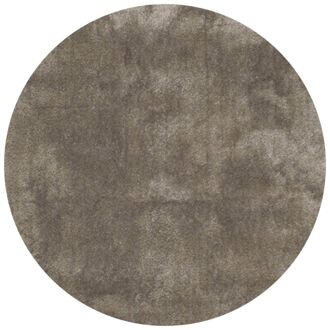 Trendhopper Vloerkleed Vernissage rond grijs 21 - - Breedte: