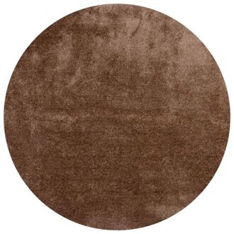 Trendhopper Vloerkleed Vernissage rond taupe 15 - - Breedte: