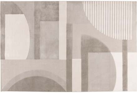 Trendhopper Vloerkleed Vey Zilver 200x290 cm - - Breedte: 200.00 cm