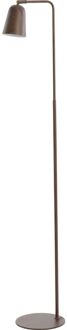 Trendhopper Vloerlamp Selamo houtprint Donkerbruin - - Breedte: 25.00 cm