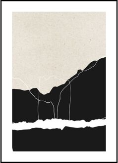 Trendhopper Wanddecoratie Apart 30x40 Multi - - Breedte: 40.00 cm