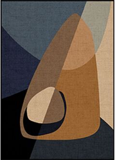 Trendhopper Wanddecoratie Picassa 100x150 Bruin - - Breedte: 150.00 cm