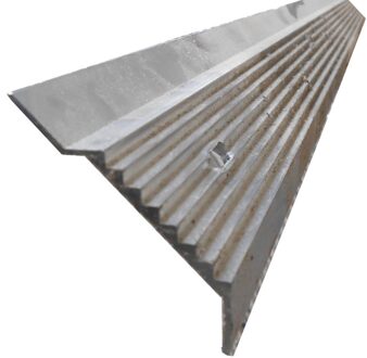 Trendhout Knelprofiel aluminium blanco 2500 mm
