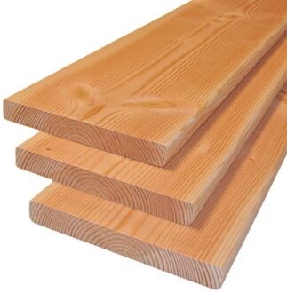 Trendhout Plank lariks douglas 2,5 x 19,5 cm (4,00 mtr) geschaafd Bruin