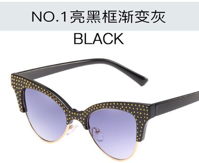 Trending producten semi-randloze plastic zonnebril vrouwen street style cat eye accessoires dames zomer bril uv40 NO1