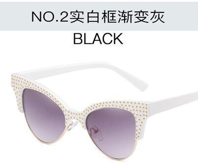 Trending producten semi-randloze plastic zonnebril vrouwen street style cat eye accessoires dames zomer bril uv40 NO2