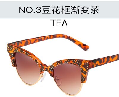 Trending producten semi-randloze plastic zonnebril vrouwen street style cat eye accessoires dames zomer bril uv40 NO3