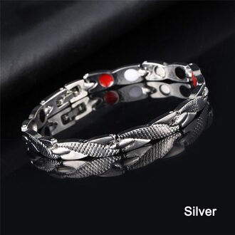 Trendy 4 Kleuren Gewichtsverlies Energie Magneten Sieraden Afslanken Bangle Armbanden Twisted Magnetische Therapie Armband Gezondheidszorg Zilver
