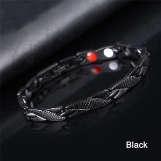 Trendy 4 Kleuren Gewichtsverlies Energie Magneten Sieraden Afslanken Bangle Armbanden Twisted Magnetische Therapie Armband Gezondheidszorg zwart