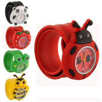 Trendy Cartoon Kids Watches Colorful Animal Children Quartz-Watch Sport Bendable Rubber Strap Wristwatch Montre Enfant