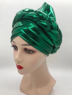 Trendy Gitter Braid Tulband Caps Voor Vrouwen Afrikaanse Auto Gele Headties Vrouwelijke Hoofd Wraps Moslim Hijab Bonnet Beanie 3