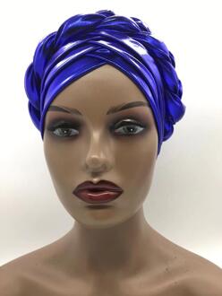 Trendy Gitter Braid Tulband Caps Voor Vrouwen Afrikaanse Auto Gele Headties Vrouwelijke Hoofd Wraps Moslim Hijab Bonnet Beanie 4