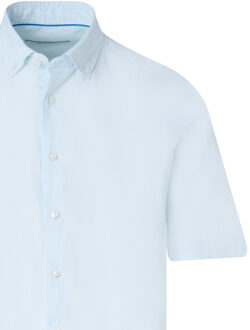Trendy overhemd korte mouw Blauw