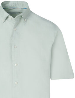 Trendy overhemd korte mouw Groen - L