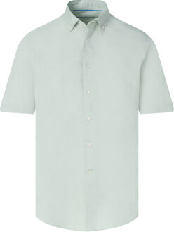 Trendy overhemd met korte mouwen Groen - L