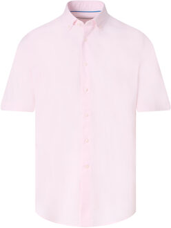 Trendy overhemd met korte mouwen Roze - XXXL