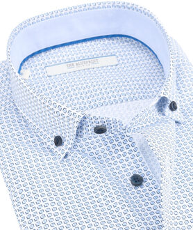 trendy overhemd met lange mouwen Blauw - S