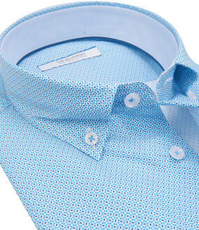 Trendy overhemd met lange mouwen Blauw