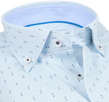 Trendy overhemd met lange mouwen Blauw