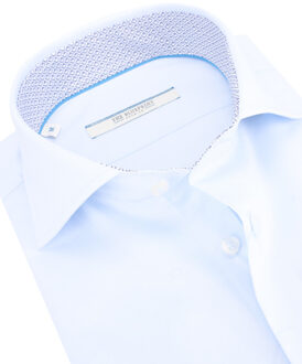 trendy overhemd met lange mouwen bp53-2 Blauw - XXXL