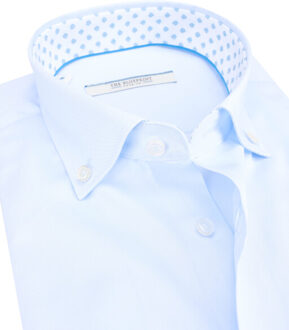 trendy overhemd met lange mouwen bp54-2 Blauw