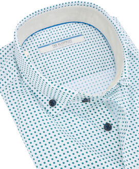 trendy overhemd met lange mouwen Groen - XXL