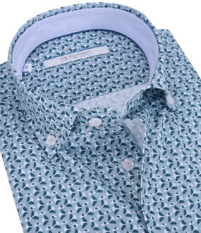 trendy overhemd met lange mouwen - maat M Groen