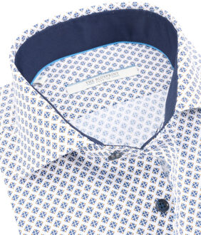 trendy overhemd met lange mouwen - maat M Wit