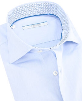 trendy overhemd met lange mouwen - maat XXL Blauw