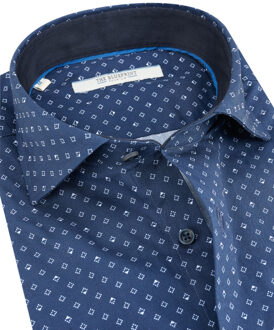 trendy overhemd met lange mouwen - maat XXL Blauw