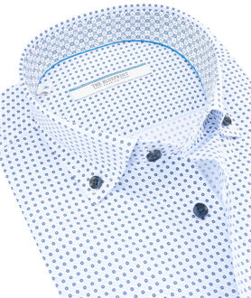 trendy overhemd met lange mouwen - maat XXL Wit