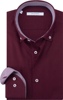trendy overhemd met lange mouwen Rood - XXL