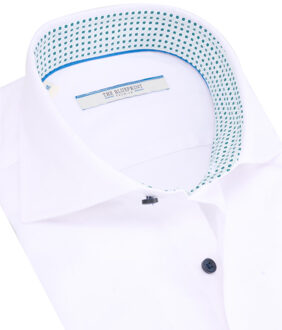 trendy overhemd met lange mouwen Wit - XL