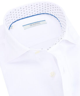 trendy overhemd met lange mouwen Wit - XL