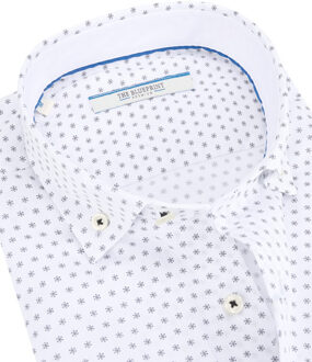 trendy overhemd met lange mouwen Wit - XL