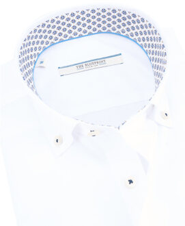 trendy overhemd met lange mouwen Wit - XXL