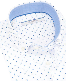 trendy overhemd met lange mouwen Wit - XXXL