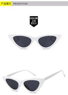 Trendy Retro Cat Eye Zonnebril Vrouwelijke Bijziendheid Hip-Hop Europese En Amerikaanse Zonnebril Bril Driehoek Driver Bril Anti-glar 2