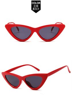 Trendy Retro Cat Eye Zonnebril Vrouwelijke Bijziendheid Hip-Hop Europese En Amerikaanse Zonnebril Bril Driehoek Driver Bril Anti-glar 3