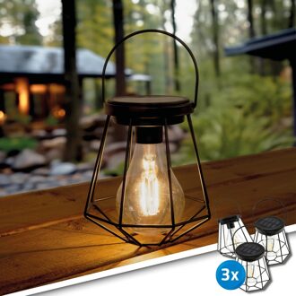 Trendy solar tafellamp en hanglamp Vogue - Voordeelset 3 stuks