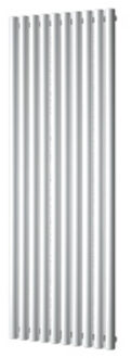 Trento designradiator verticaal met middenaansluiting 1800x590mm 1357W wit(RAL9016)