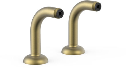 Tres Aanpassingskniestuk Tres Clasic Bad/Douche Met Geluiddemping Verouderd Messing Mat