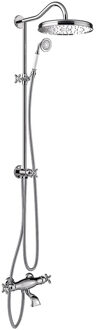 Tres Badkraan Tres Clasic Thermostatisch Incl. Doucheset en Handdouche Chroom