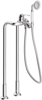 Tres Badmengkraan Tres Clasic Vrijstaand 1 Hendel Incl Handdouche Chroom