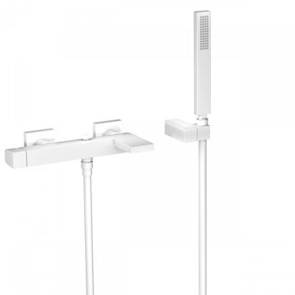 Tres Badmengkraan Tres Slim Exclusive Opbouw Vierkant Mat Wit Mat wit