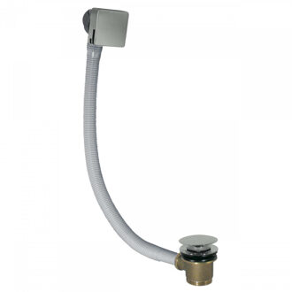 Tres Badplugafvoer Tres Complementos Cascade Met Overloop Vierkant RVS