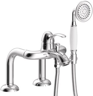 Tres Badrandkraan Tres Clasic Mengkraan Opbouw Incl. Handdouche Chroom