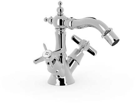 Tres Bidetmengkraan Tres Clasic 2 Kruisgreep Klassiek Chroom